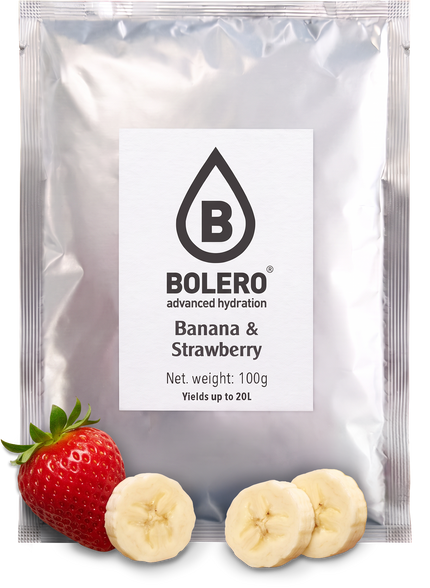 Bolero® Bolero® Banaan & Aardbei | 20 liter (1 x 100g)
