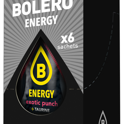 Bolero® Bolero® ENERGY Exotic Punch 500ml (6 x 14g)