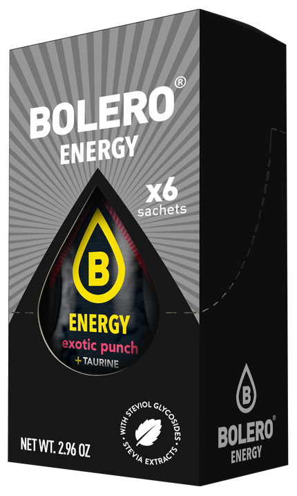 Bolero® Bolero® ENERGY Exotic Punch 500ml (6 x 14g)