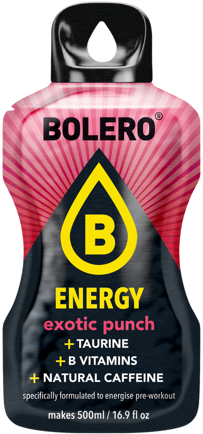 Bolero® Bolero® ENERGY Exotic Punch 500ml (6 x 14g)