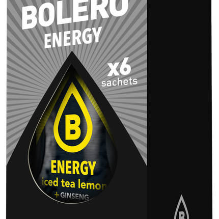 Bolero® Bolero® ENERGY Iced tea Lemon 500ml (6 x 14g)