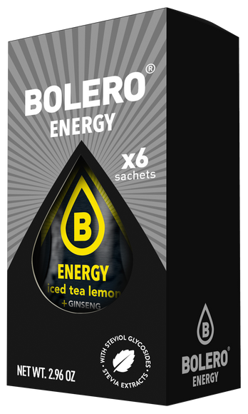 Bolero® Bolero® ENERGY Iced tea Lemon 500ml (6 x 14g)