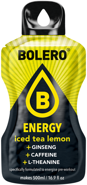 Bolero® Bolero® ENERGY Iced tea Lemon 500ml (6 x 14g)