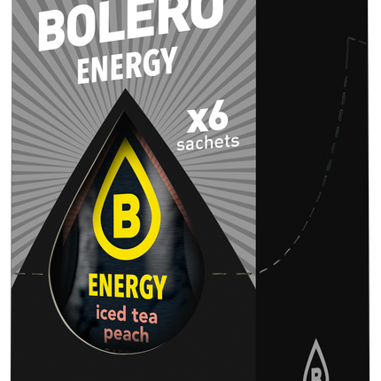 Bolero® Bolero® ENERGY Iced tea Peach 500ml (6 x 14g)