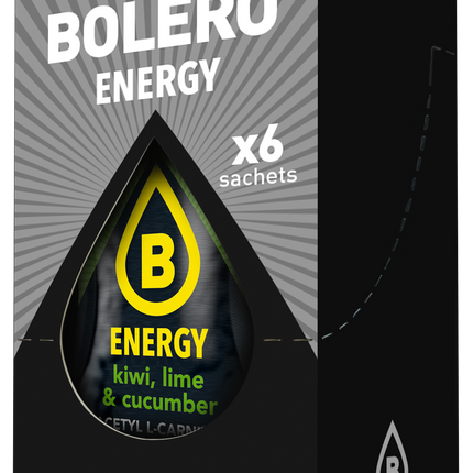 Bolero® Bolero® ENERGY Kiwi, Lime & Cucumber 500ml (6 x 14g)