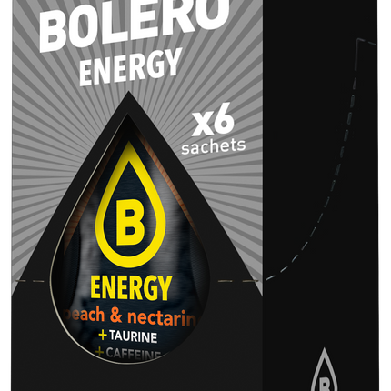 Bolero® Bolero® ENERGY Peach & Nectarine 500ml (6 x 14g)