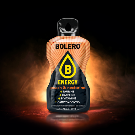 Bolero® Bolero® ENERGY Peach & Nectarine 500ml (6 x 14g)