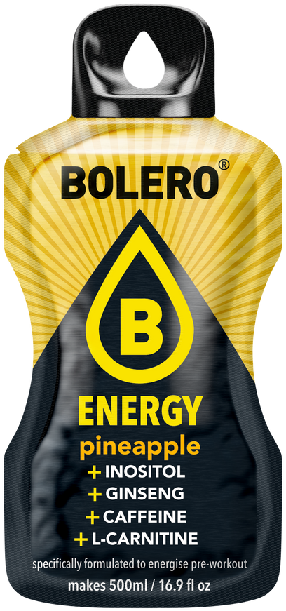 Bolero® Bolero® ENERGY Pineapple 500ml (6 x 14g)