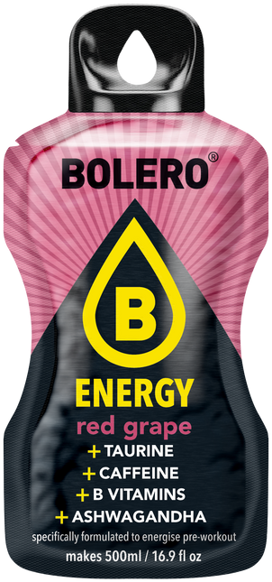 Bolero® Bolero® ENERGY Red Grape 500ml (6 x 14g)