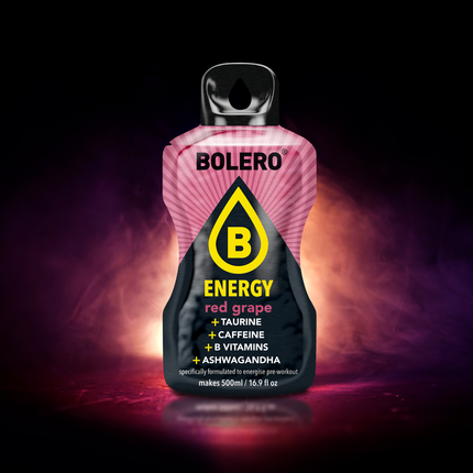 Bolero® Bolero® ENERGY Red Grape 500ml (6 x 14g)