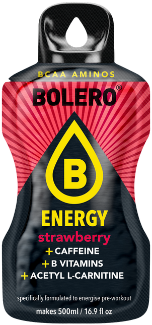 Bolero® Bolero® ENERGY Strawberry 500ml (6 x 14g)