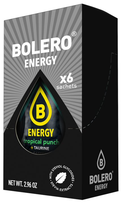 Bolero® Bolero® ENERGY Tropical Punch 500ml (6 x 14g)