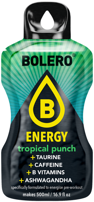 Bolero® Bolero® ENERGY Tropical Punch 500ml (6 x 14g)