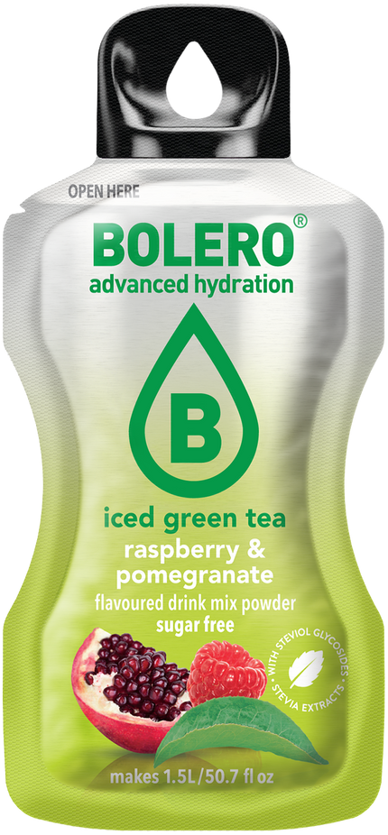 Bolero® Bolero® ICED GREEN TEA Raspberry & Pomegranate | 8g | 1,5L