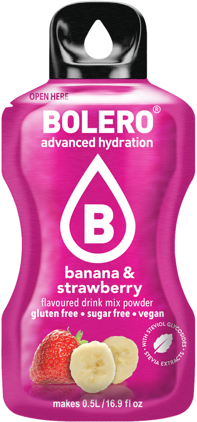 Bolero® Bolero® STICKS - Banaan & Aardbei (12 x 3g)