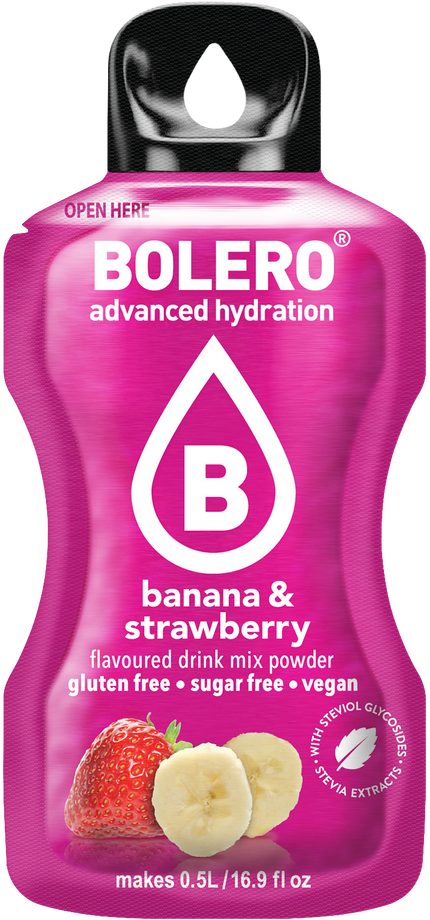 Bolero® Bolero® STICKS - Banaan & Aardbei (12 x 3g)
