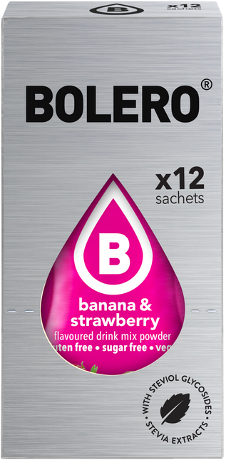 Bolero® Bolero® STICKS - Banana & Strawberry (12 x 3g)