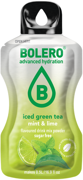 Bolero® Bolero® STICKS ICED GREEN TEA Mint & Lime (12 x 3g)