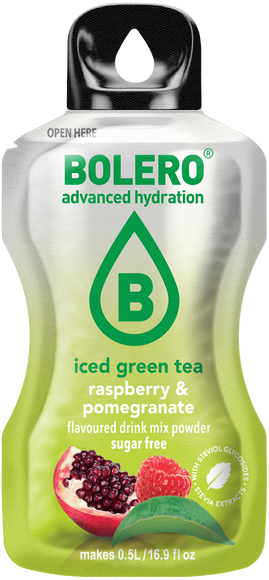 Bolero® Bolero® STICKS ICED GREEN TEA Raspberry & Pomegranate (12 x 3g)