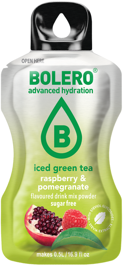 Bolero® Bolero® STICKS ICED GREEN TEA Raspberry & Pomegranate (12 x 3g)