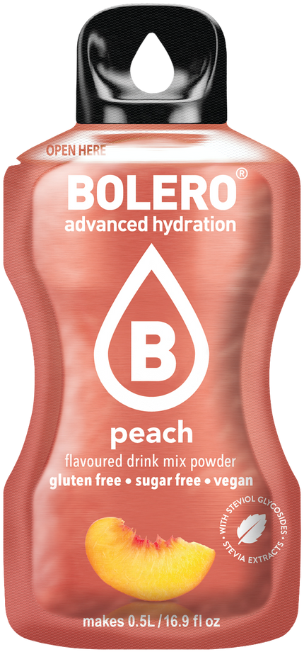Bolero® Bolero® STICKS - Peach (12 x 3g)