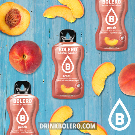 Bolero® Bolero® STICKS - Peach (12 x 3g)