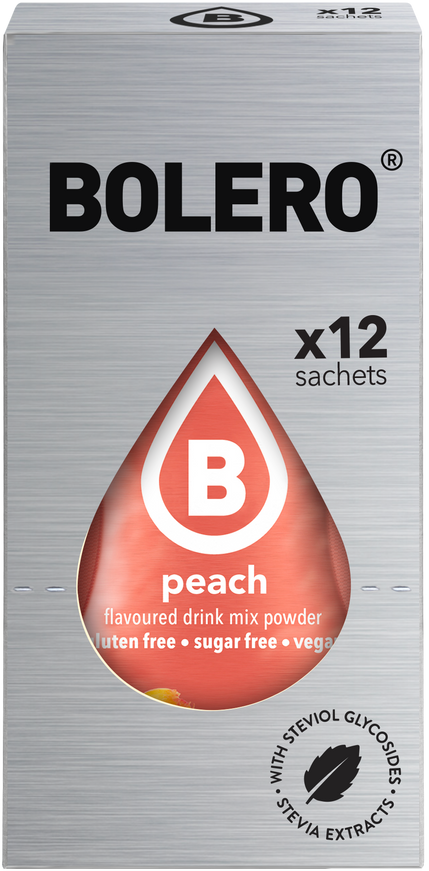 Bolero® Bolero® STICKS - Peach (12 x 3g)