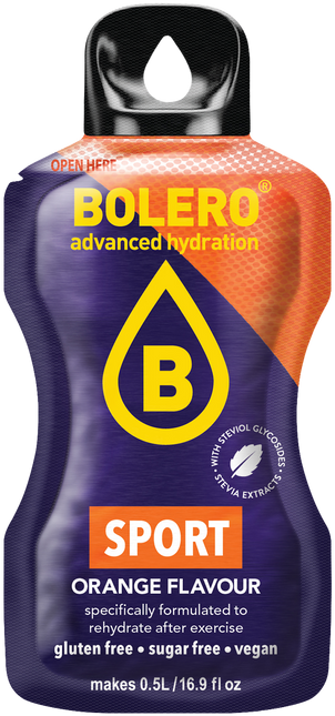 Bolero® Bolero® STICKS - SPORT Orange (12 x 3g)