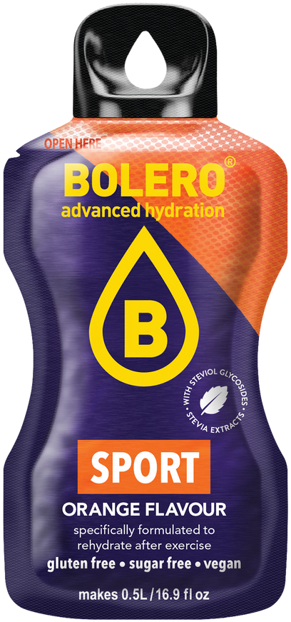Bolero® Bolero® STICKS - SPORT Orange (12 x 3g)