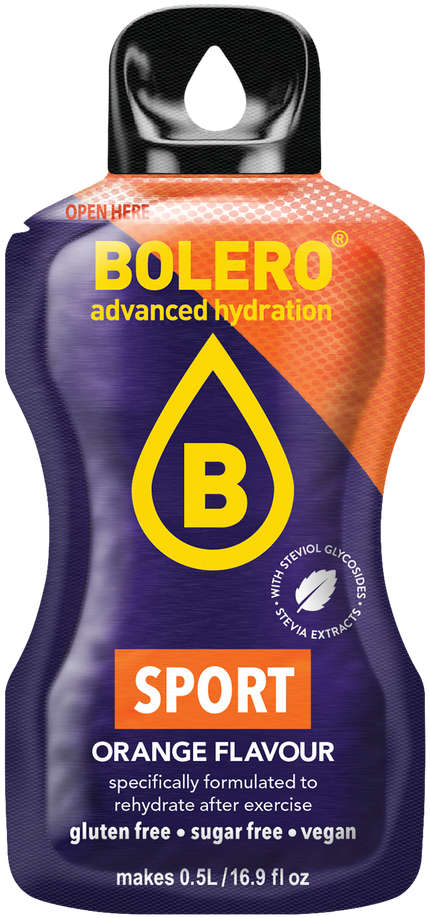 Bolero® Bolero® STICKS - SPORT Orange (12 x 3g)