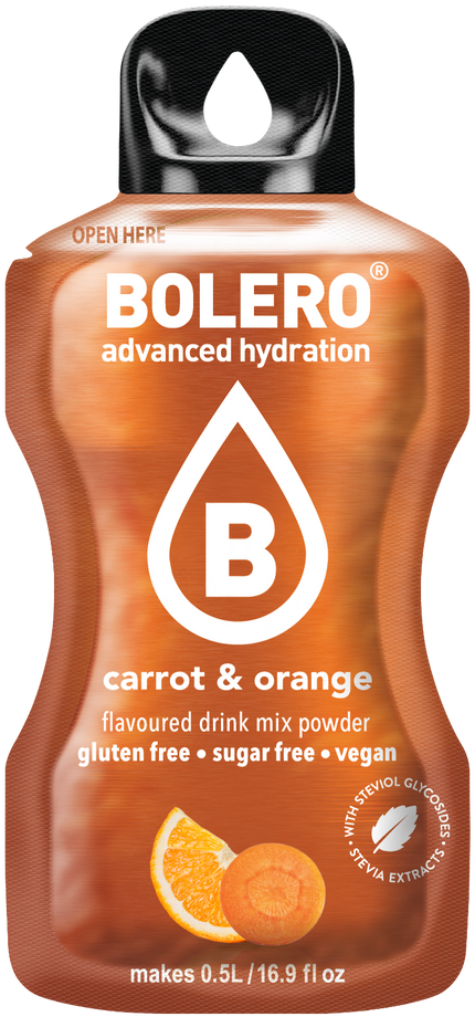 Bolero® Bolero® STICKS - Wortel & Sinaasappel (12x3g)