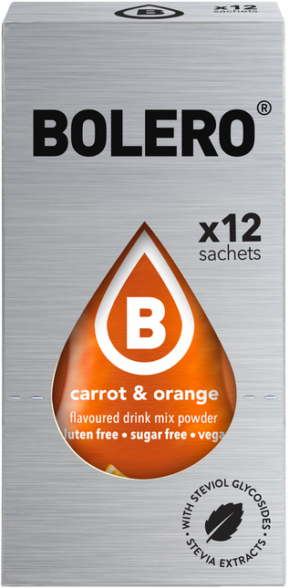 Bolero® Bolero® STICKS - Wortel & Sinaasappel (12x3g)