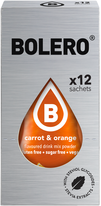 Bolero® Bolero® STICKS - Wortel & Sinaasappel (12x3g)